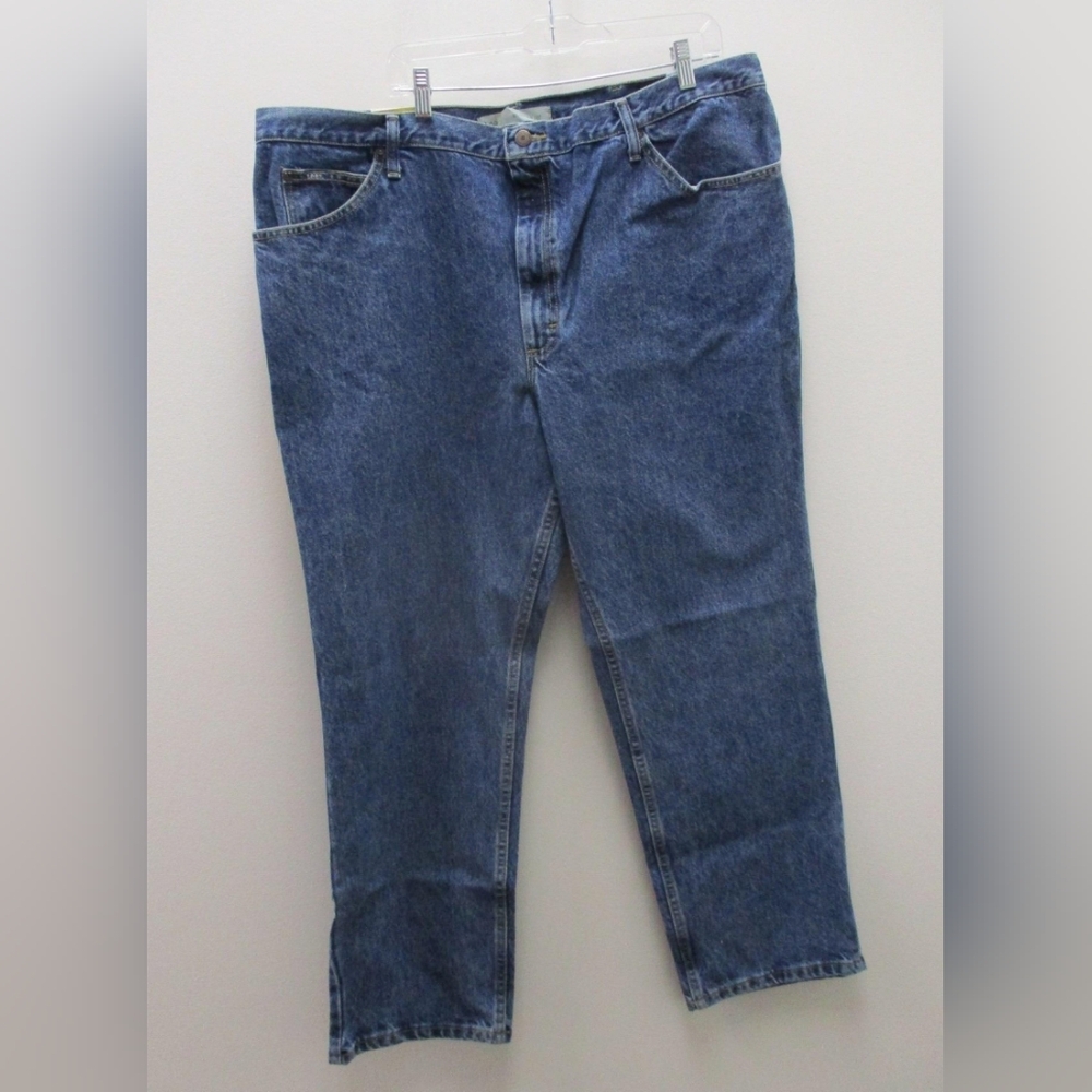 Lee Men's Big & Tall Regular Straight-Leg Jeans 44X30, Color Blue Peppercorn